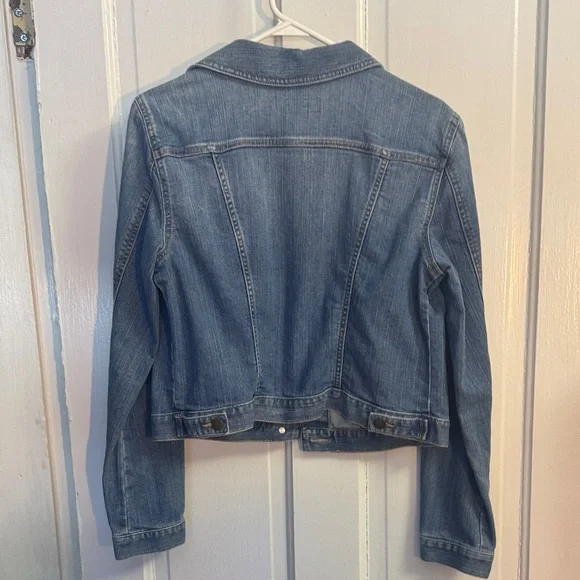 LOFT Classic Blue Jean Jacket - Picture 5 of 7